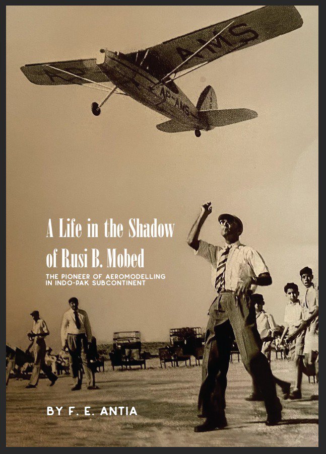 Cover of A Life in the Shadow of Rusi B. Mobed- Aviation History Book   