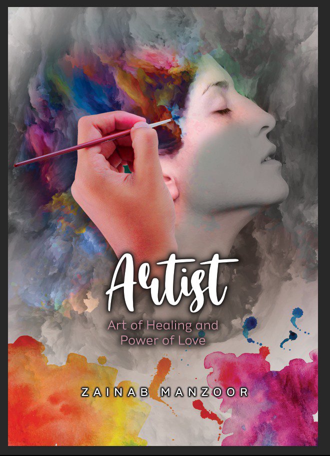 Cover of Artist: Art of Healing and Power of Love- poetry book about self-love 