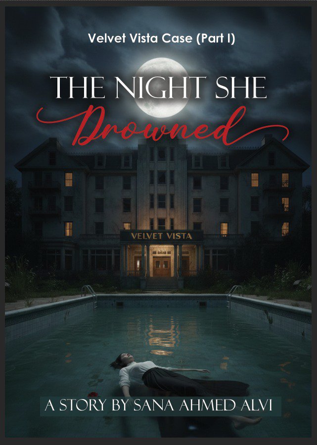 Cover of The Night She Drowned - Velvet Vista Case (Part I) by Sana Ahmed  Alvi