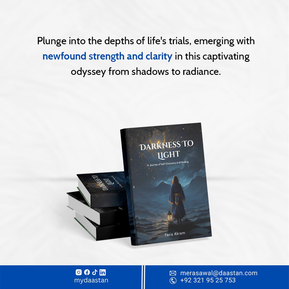Photo 5 of Darkness to Light; A Journey of Self-Discovery and Healing by Faria Akram - published by Daastan