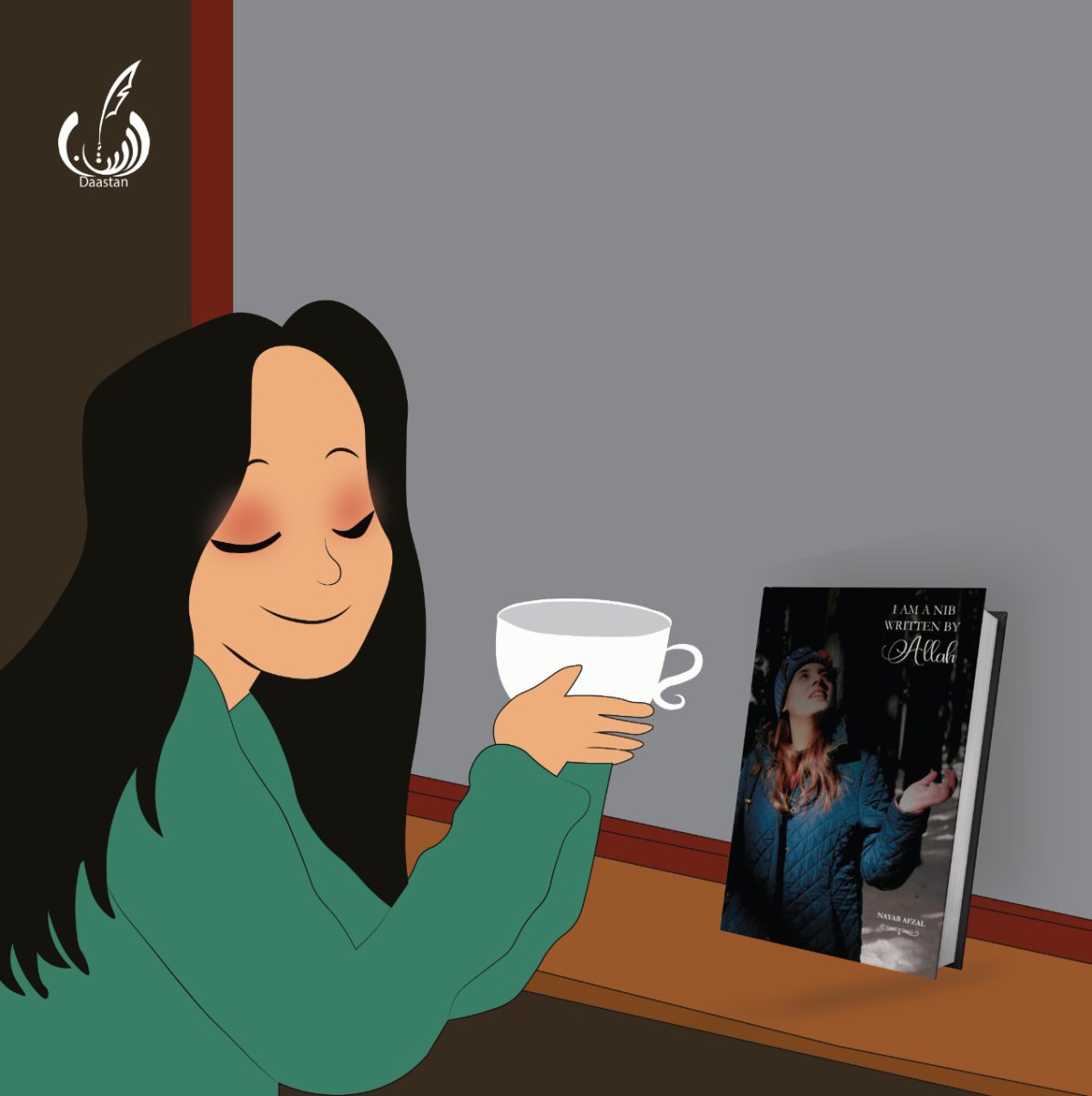 Photo 2 of I am a nib written by Allah- poetry book about self-love by Nayab Afzal - published by Daastan