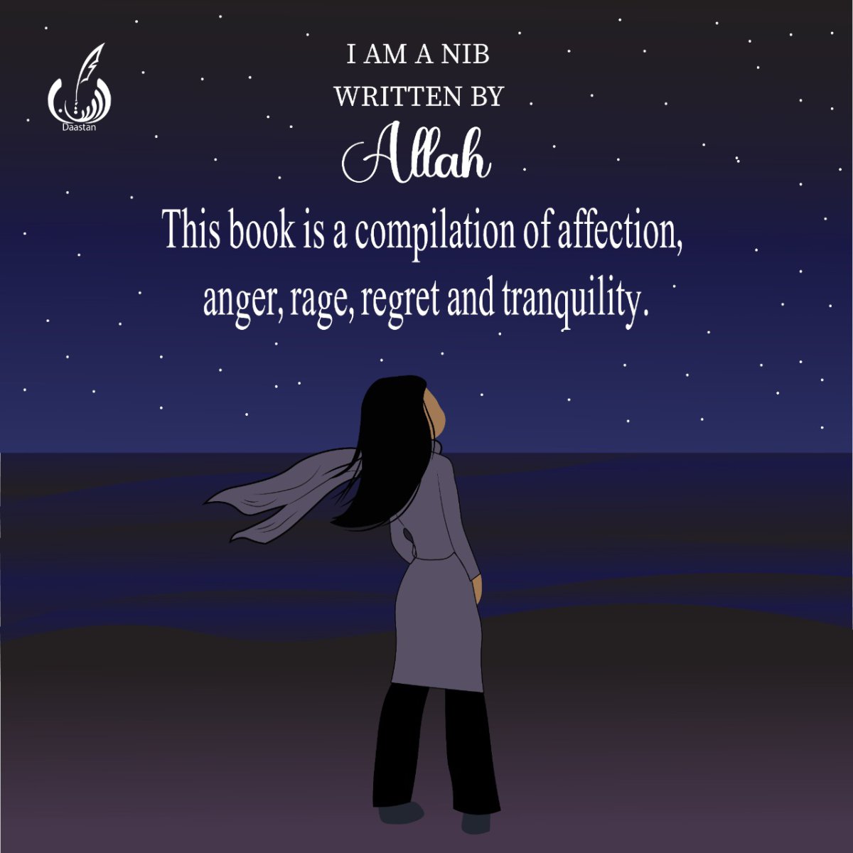 Photo 3 of I am a nib written by Allah- poetry book about self-love by Nayab Afzal - published by Daastan