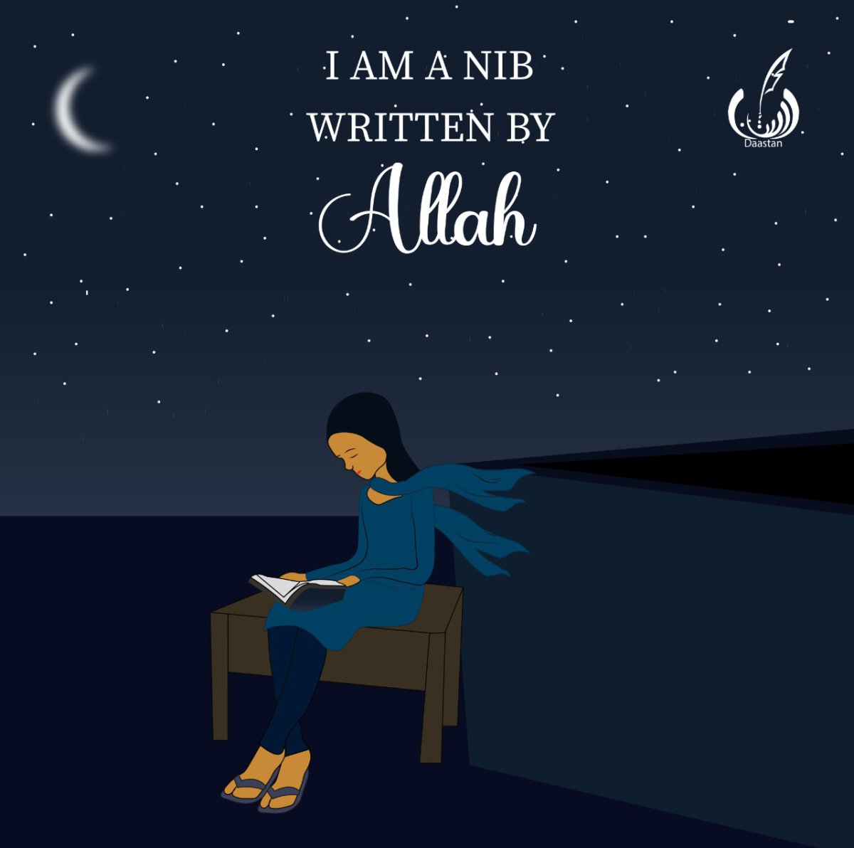 Photo 4 of I am a nib written by Allah- poetry book about self-love by Nayab Afzal - published by Daastan