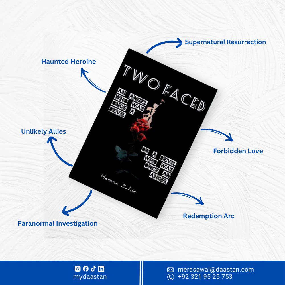 Photo 2 of Two Faced- Mystery Thriller Book by Hamna Zahir - published by Daastan