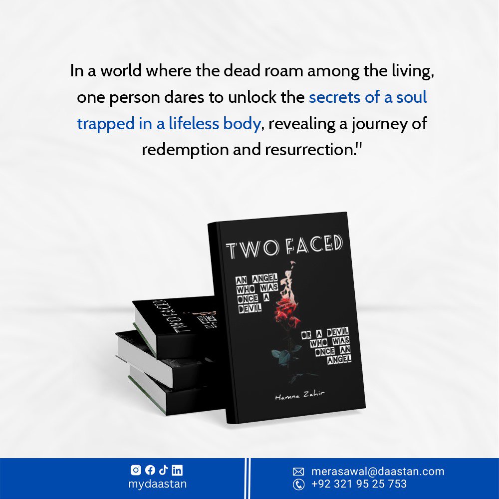 Photo 1 of Two Faced- Mystery Thriller Book by Hamna Zahir - published by Daastan
